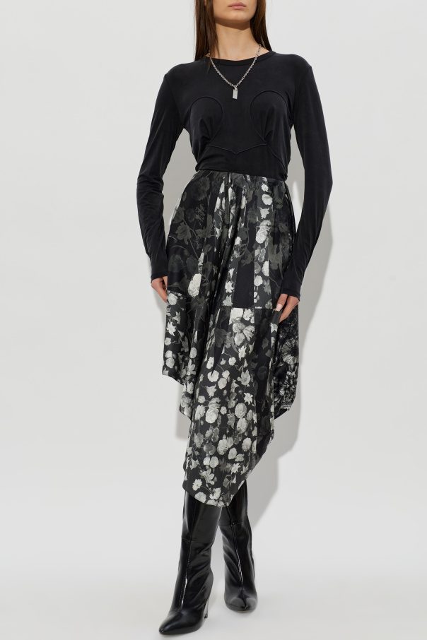 Black Top with decorative stitching Maison Margiela - Vitkac Anguilla